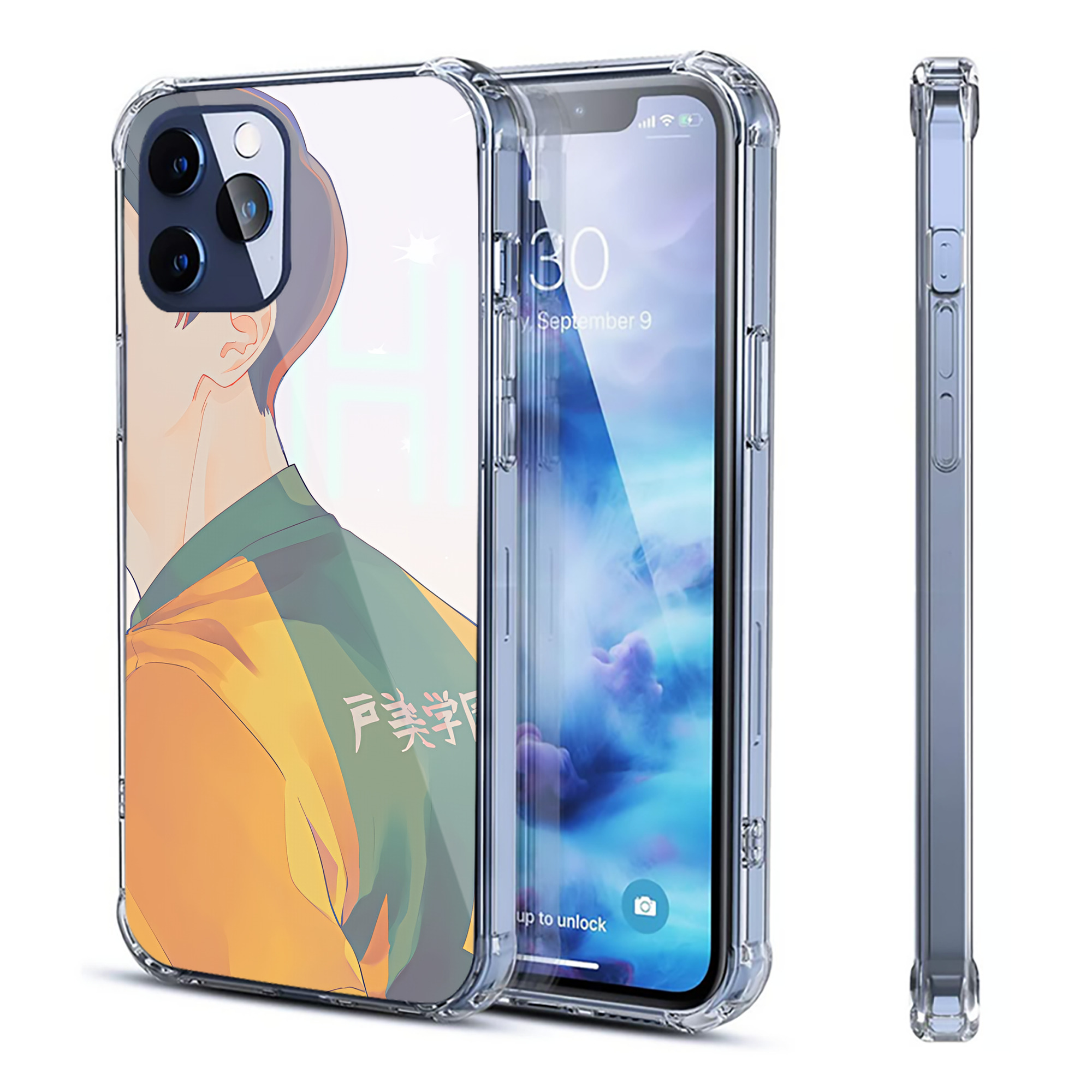 （画像用） ハイキュー!! Haikyu!! 【iPhone 12シリーズ対応】透明スマホケース（クリアソフトケース）